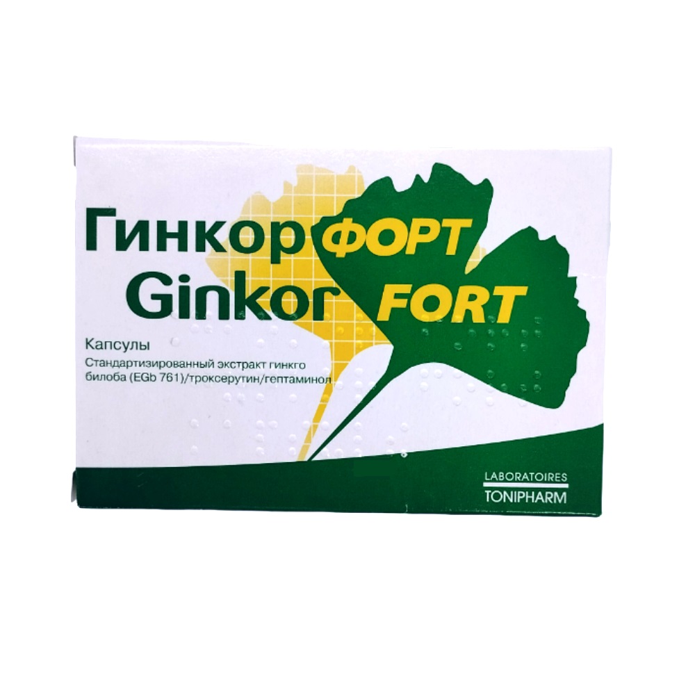 Гинкор форт капсулы упаковка №30