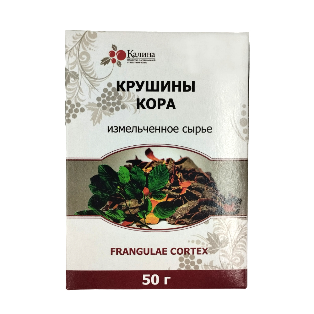 Крушины кора лек. сырье измельчен. 50г упаковка №1