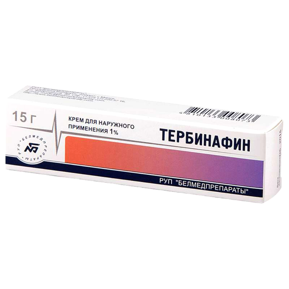 Тербинафин крем для наруж. прим. 1% 15г туба №1