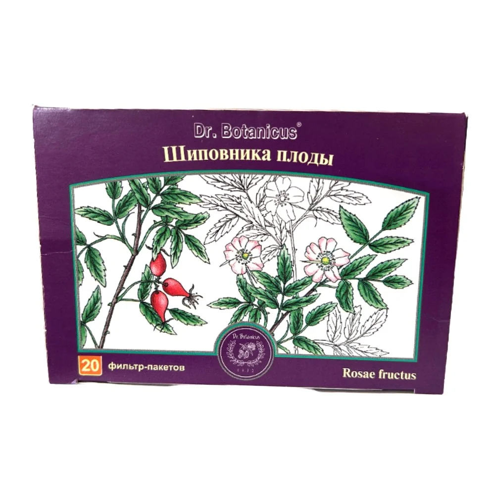 Шиповника плоды лек. сырье измельчен. 2г фильтр-пакет №20