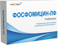 Фосфомицин-ЛФ пор-к для приг. р-ра для приема внутрь 3г пакет №1