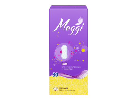 Прокладки гигиенические МEGGI Panty soft 30 арт.MEG 453
