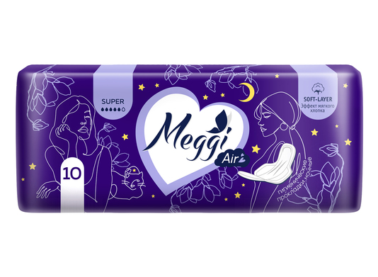 Прокладки гигиенические МEGGI Супер арт.MEG 301
