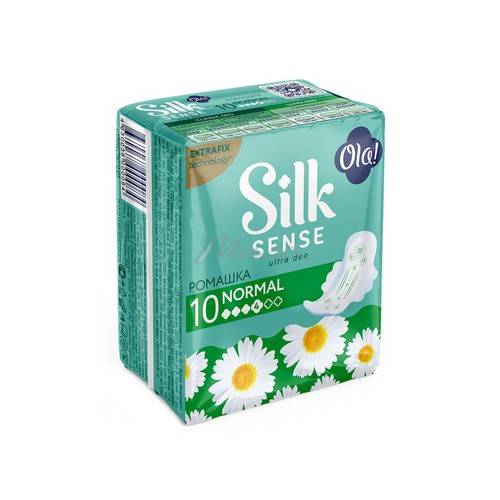 Прокладки женские гиг.Ola! SILK SENSE ULTRA NORMAL Ромашка №10