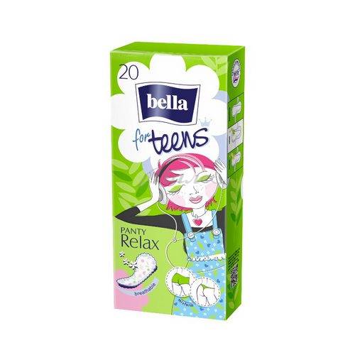 Прокладки женские гигиенические ежедневные Bella for Teens Relax deo №20