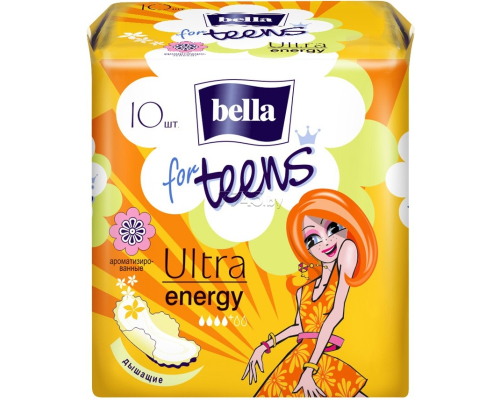 Прокладки женские супертонкие Bella for Teens Ultra Energy deo №10