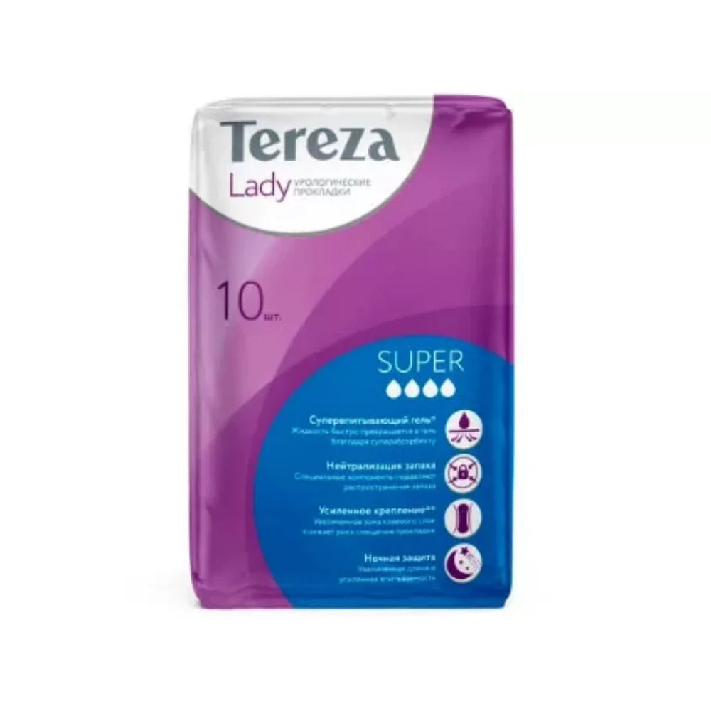 Прокладки урологические женские TerezaLady Super №10