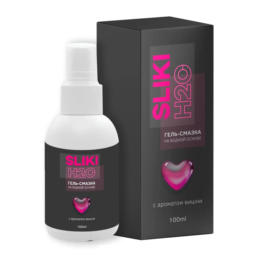 Гель-смазка с ароматом вишни на водной основе Silki 100мл