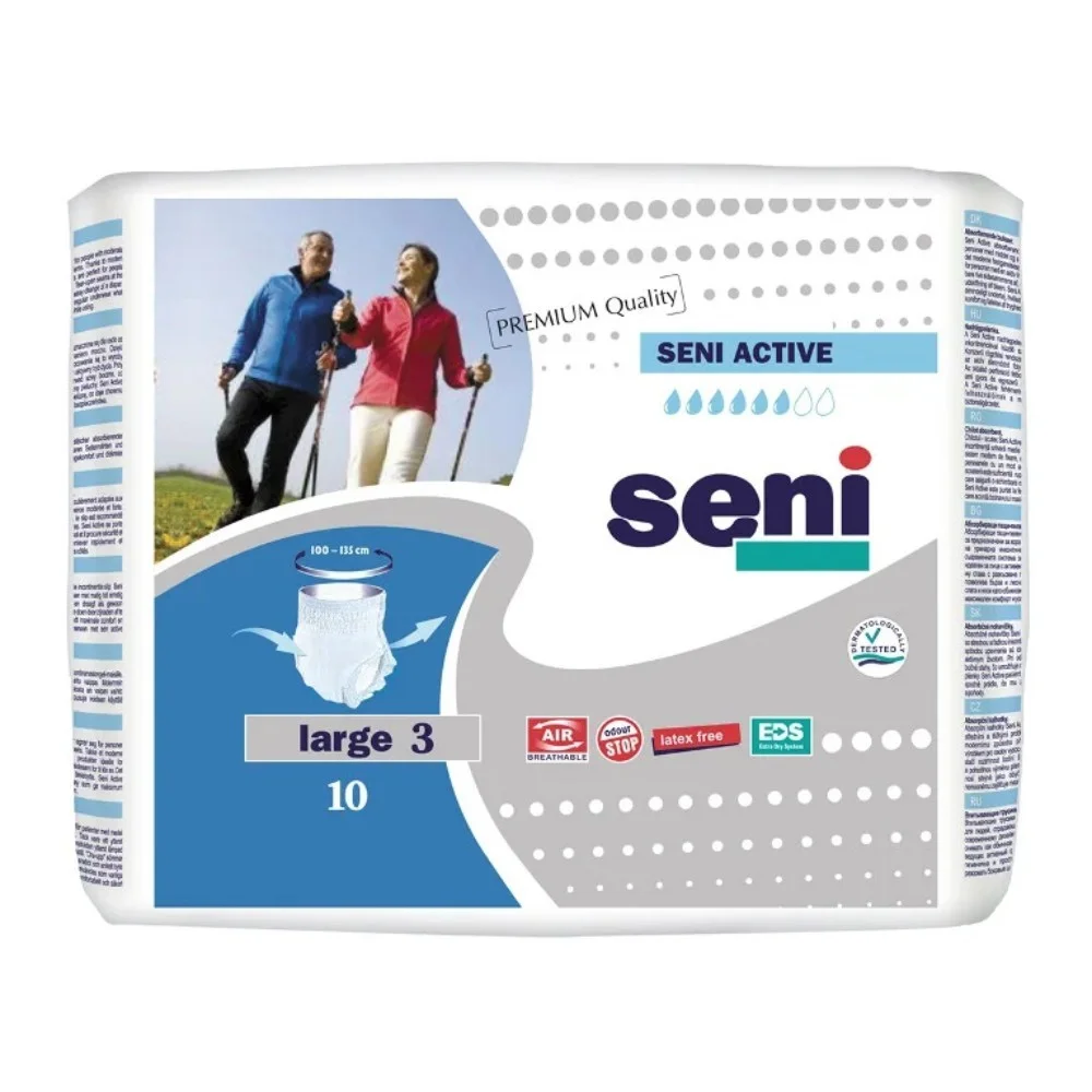Трусики впитывающие Seni Active large №10