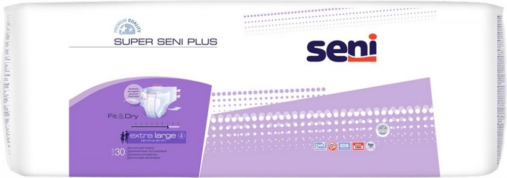 Подгузники дышащие для взрослых Super Seni Plus extra large №30