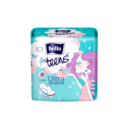 Прокладки женские супертонкие Bella for Teens Ultra Sensitive №10