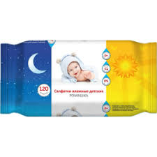 Салфетки влажные детские Ромашка №120
