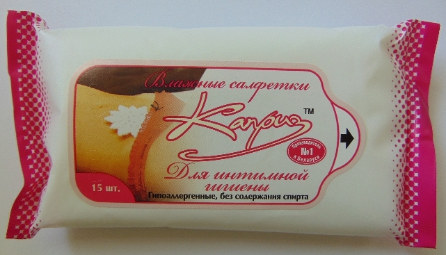 Салфетки влажные для интимной гигиены 