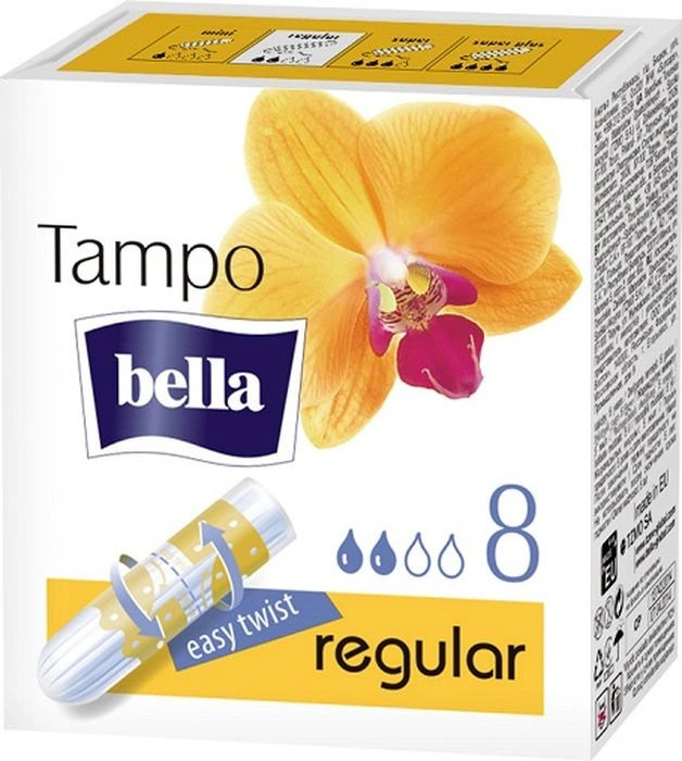 Тампоны гигиен без аппликатора Tampo Bella regular premium comfort №8