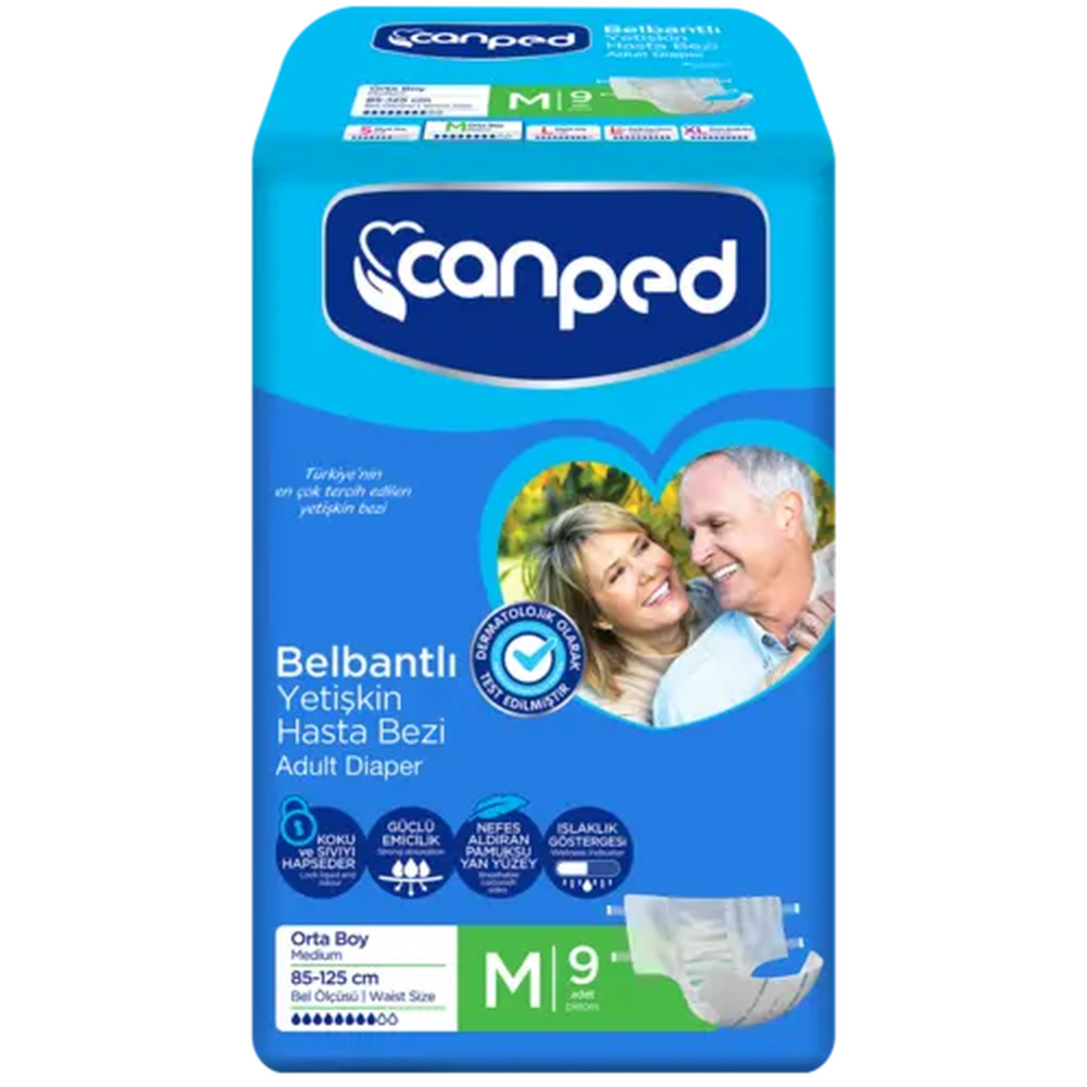 Подгузники для взрослых CANPED M (85-125см) №9