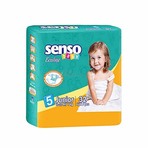 Подгузники детские SENSO BABY с кремом-бальзамом Юниор (В5-32) №32