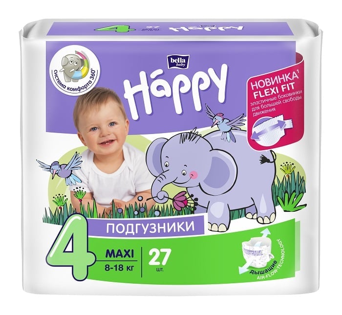 Подгузники детские Bella Baby Happy maxi №27