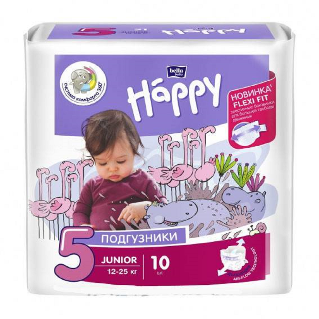 Подгузники детские Bella Baby Happy junior №10