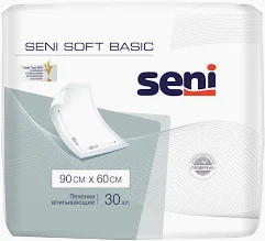 Пеленки гигиенические впитывающие Seni Soft Basic 90x60 №30