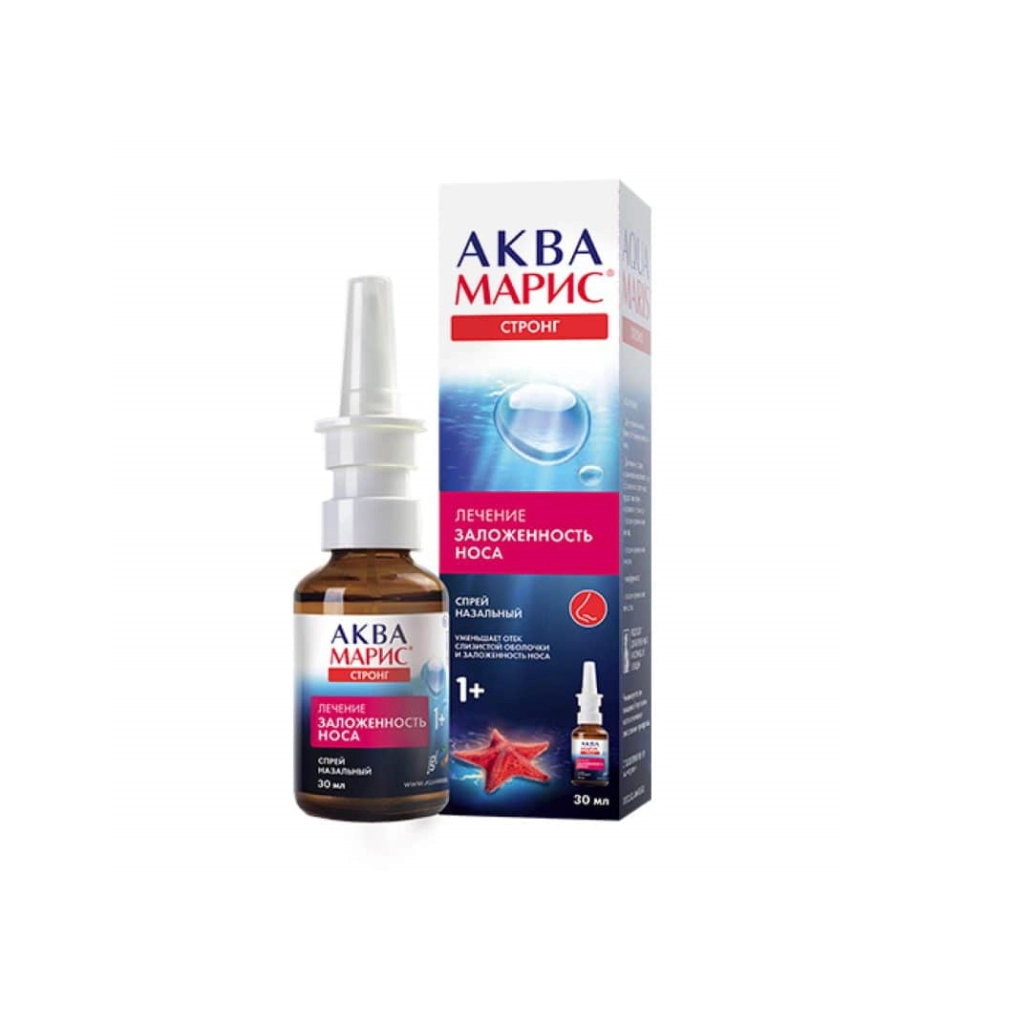 Аква Марис Стронг ( AQUA MARIS STRONG) спрей назальн. 30мл флакон №1