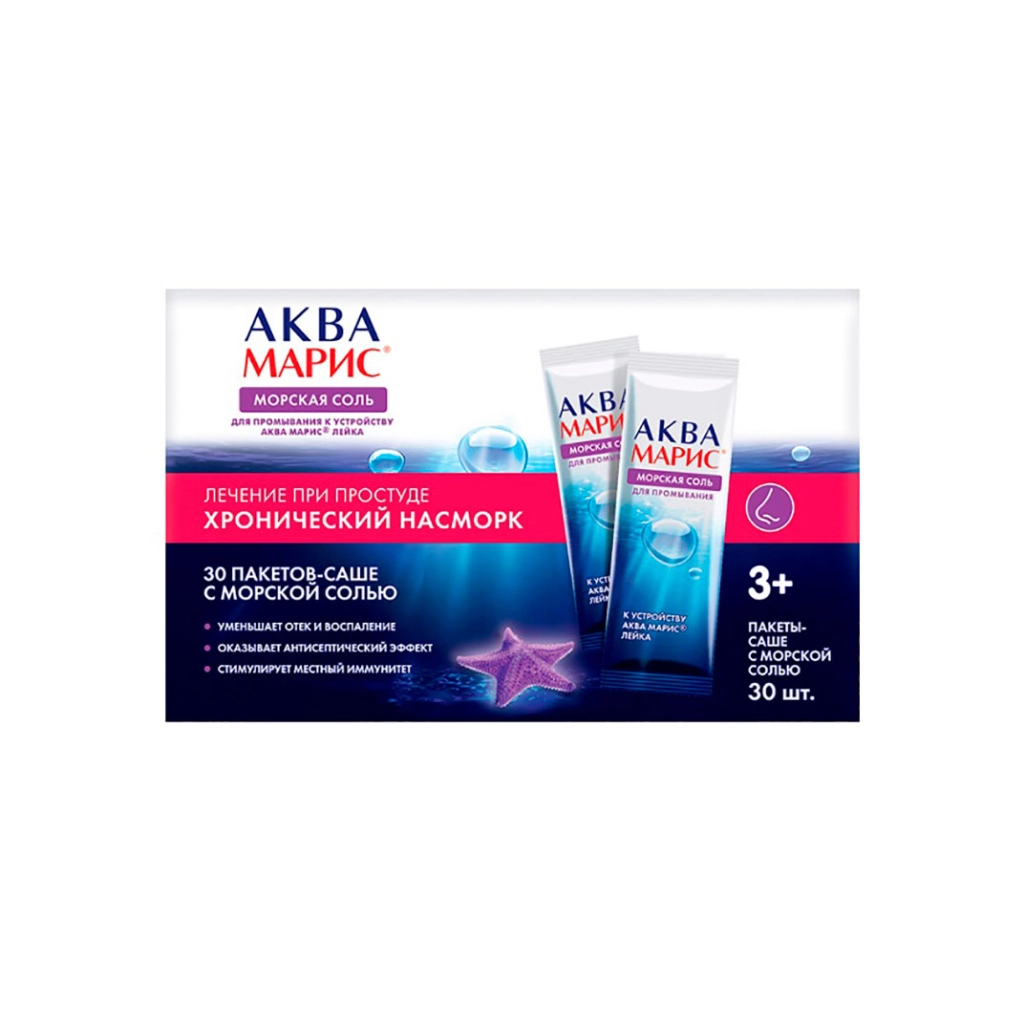 АКВА МАРИС ср-во к устр-ву для промыв. слизист. носа 