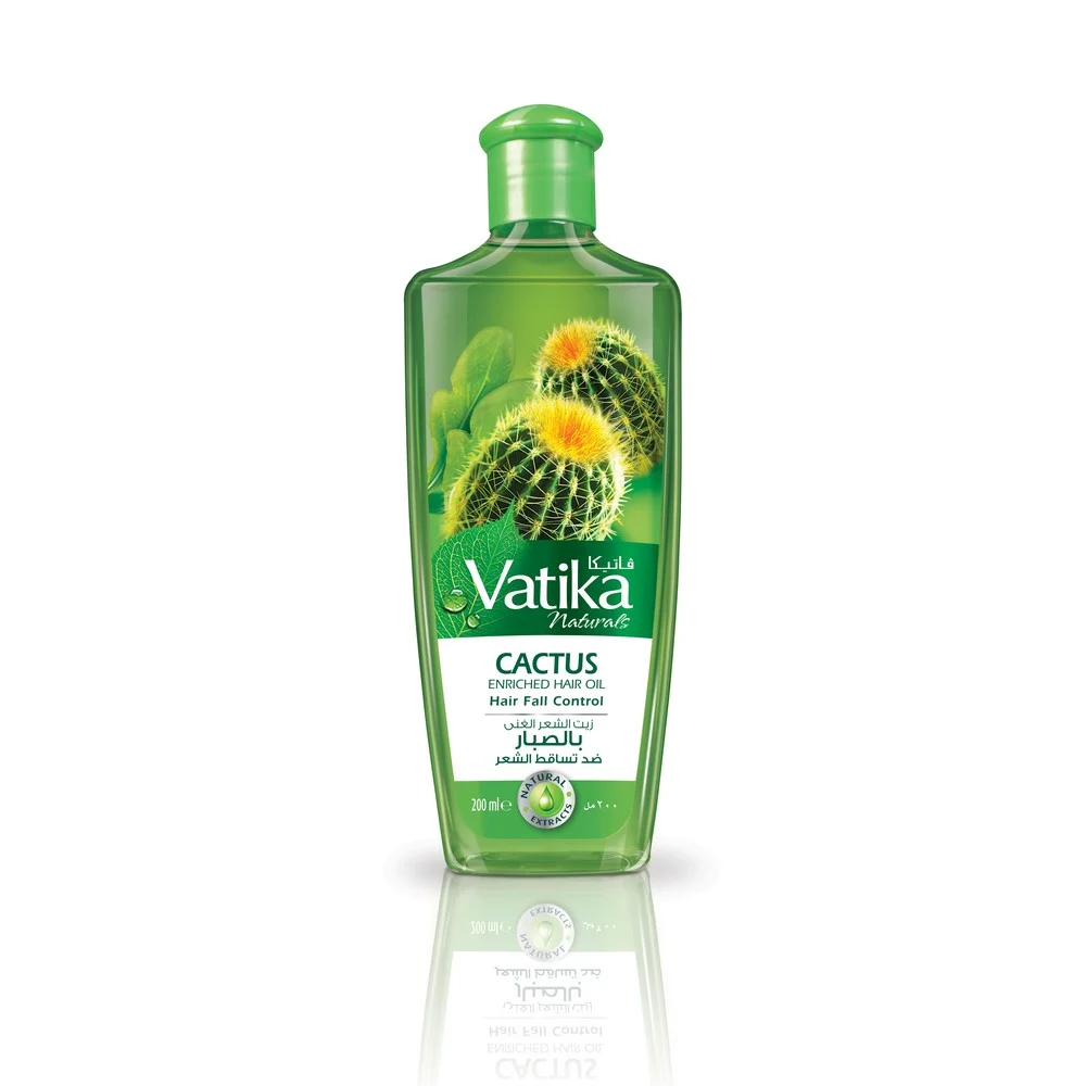 Масло для волос Дабур Ватика обогащенное экстрактом кактуса 200мл