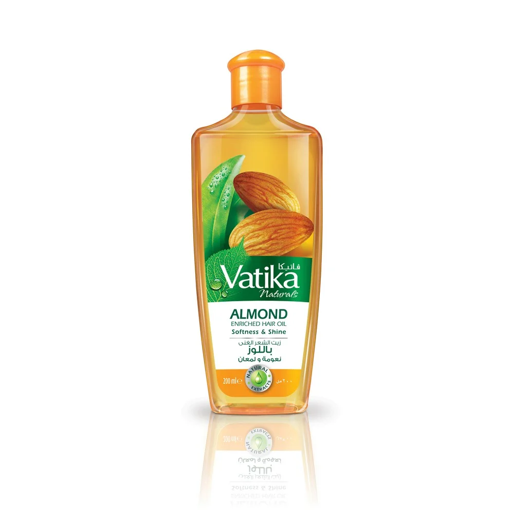 Масло для волос Дабур Ватика обогащенное экстрактом миндаля 200мл
