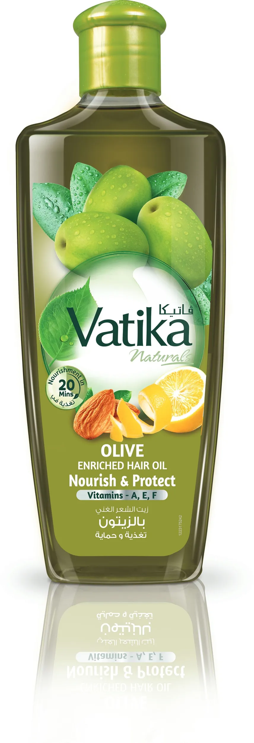 Масло для волос Дабур Ватика обогащенное экстрактом оливы 200мл