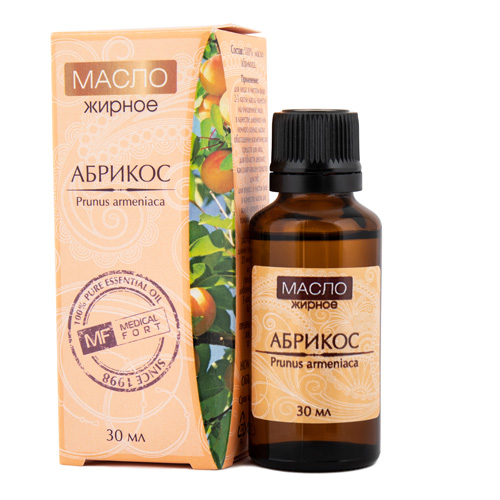 Масло косметическое жирное Абрикос 30мл