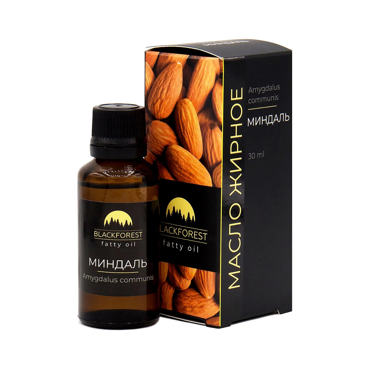 Масло косметическое жирное Миндаль  BLACKFOREST 30мл
