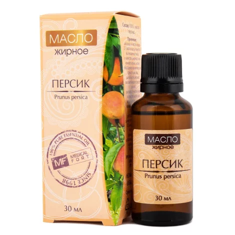 Масло косметическое жирное Персик 30мл
