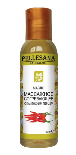 Масло массажное согревающее с каенским перцем 100мл