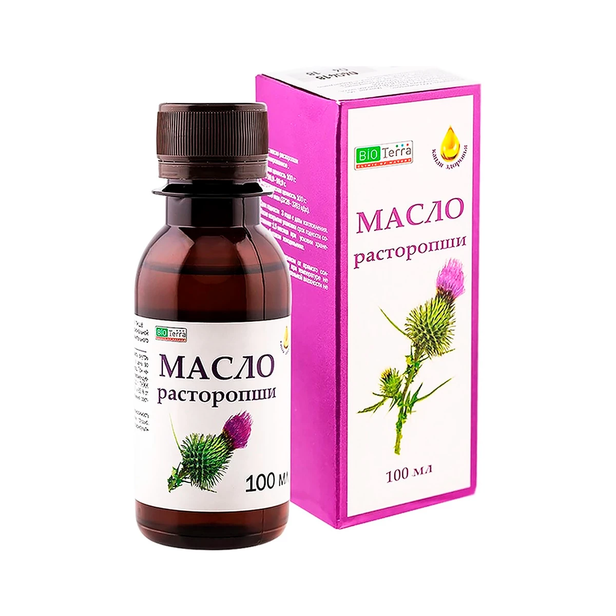 Масло расторопши 100мл Бад