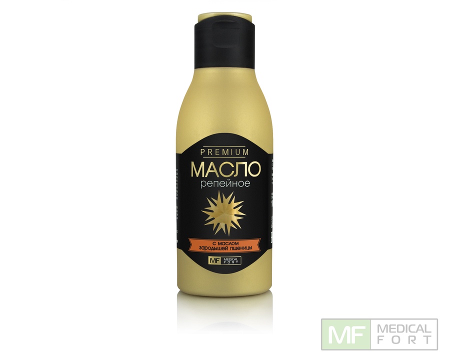 Масло репейное с маслом зародышей пшеницы 100мл + 10 мл PREMIUM 