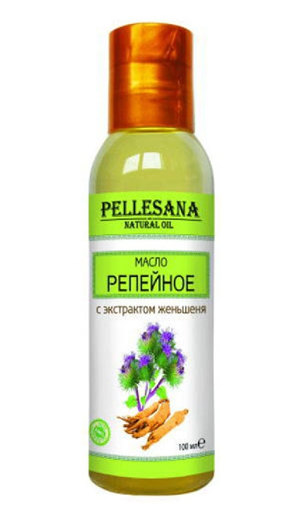 Масло репейное с экстрактом женьшеня 100мл