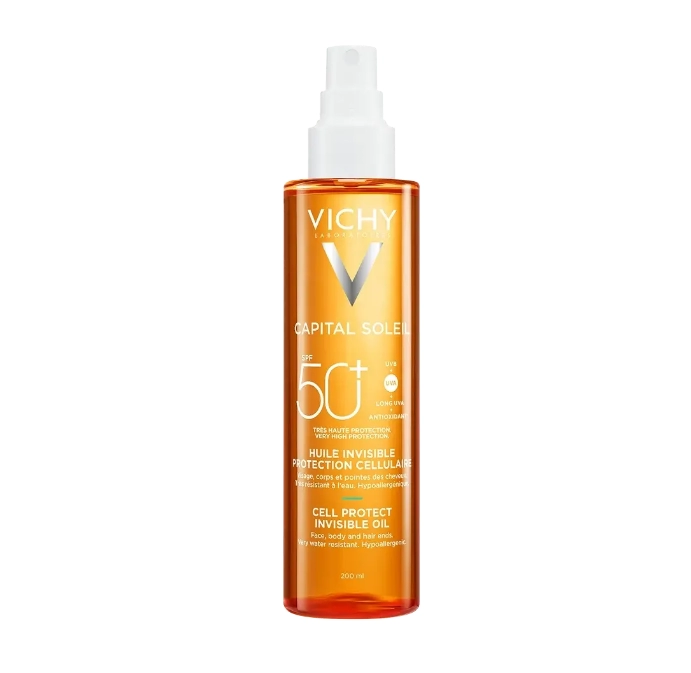 Масло солнцезащитное увлажняющее SPF50+ Capital Soleil VICHY 200мл