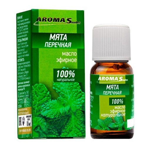 Масло эфирное Мята перечная 10мл