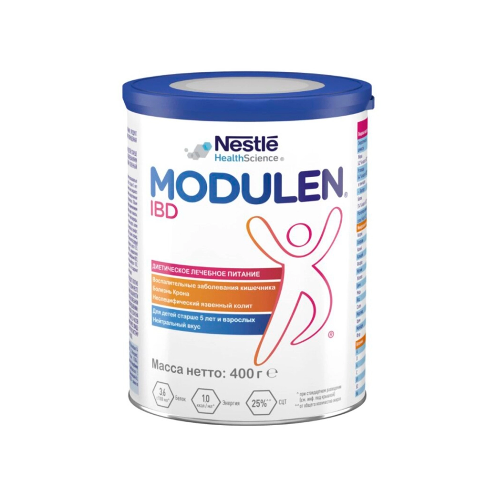 Модулен АйБиДи продукт детского диетич. лечебного энтерального питания для детей от 5 лет и взрослых 400г