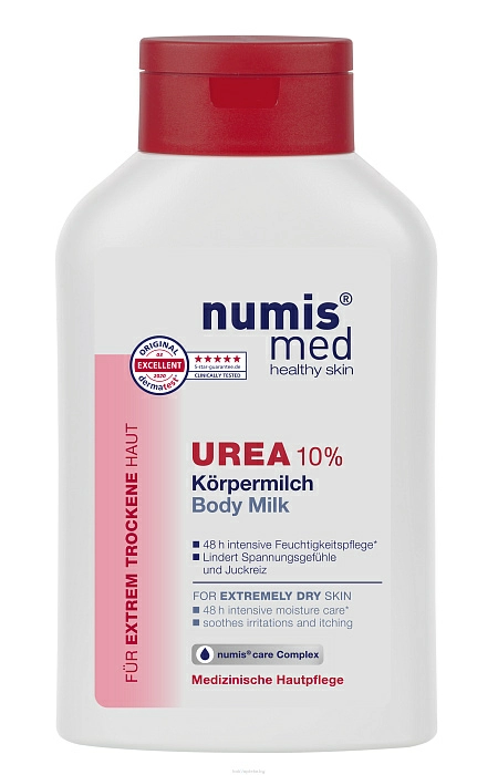 Молочко для тела с 10% мочевиной для очень сухой кожи Numis med 300мл