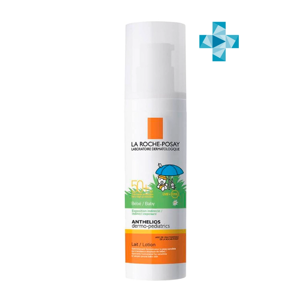 Молочко солнцезащит для лица и тела для младенцев и детей SPF50+  La Roche-Posay 50мл