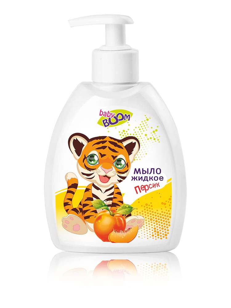 Мыло детское жидкое Персик BABY BOOM 300мл