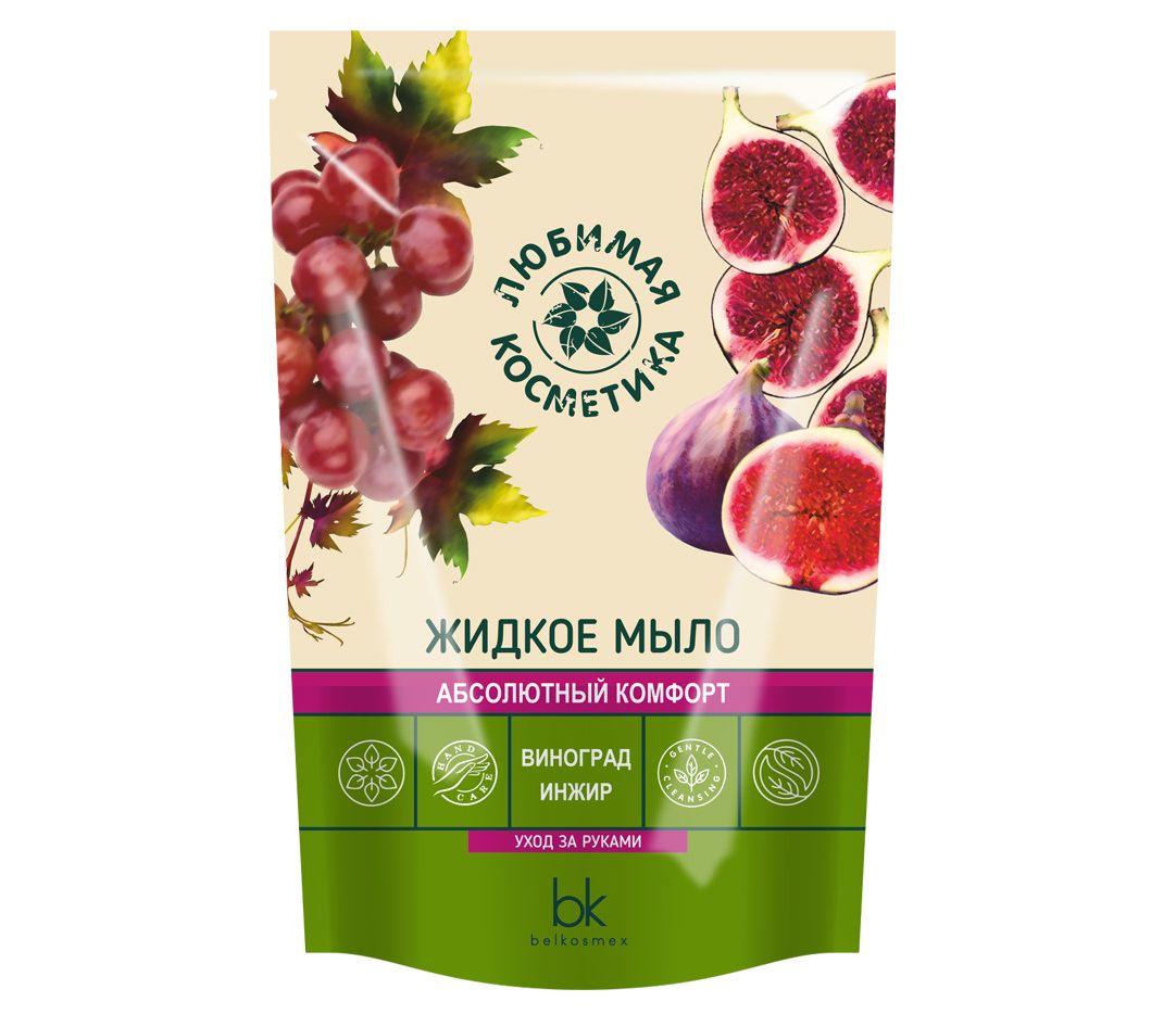 Мыло жидкое Абсолютный комфорт Виноград Инжир 460г