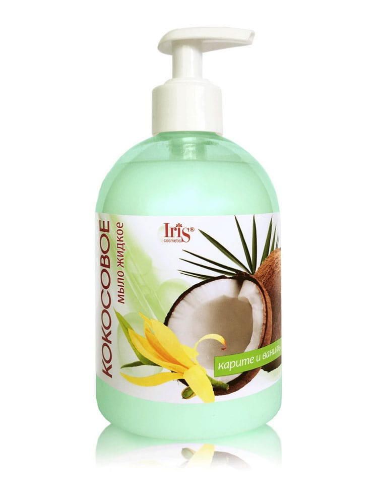 Мыло жидкое Кокосовое Карите и ваниль 500мл