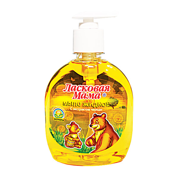 Мыло жидкое с экстрактом череды ЛАСКОВАЯ МАМА 300мл