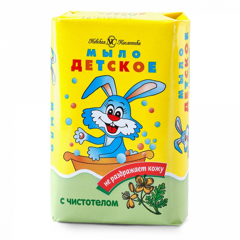 Мыло Невская Косметика Детское с чистотелом 90г