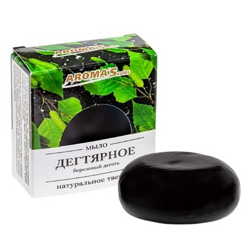 Мыло твердое натуральное Дегтярное 80г
