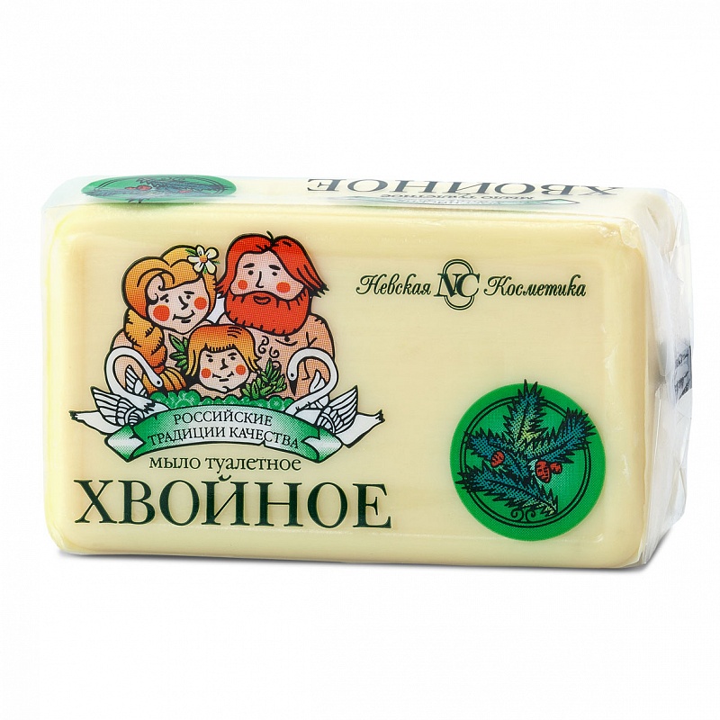 Мыло туалетное твердое Невская косметика Хвойное 140г