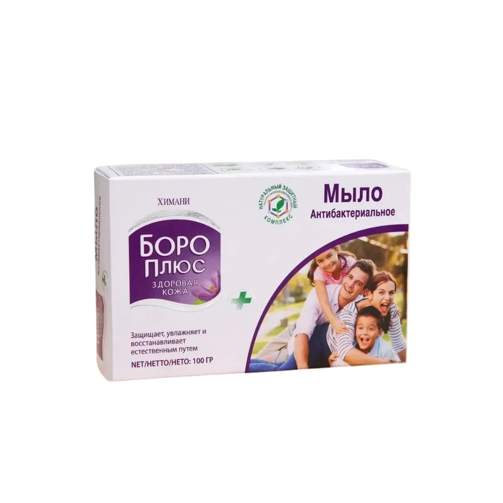Мыло туалетское твердое антибак Боро плюс Химани 100г