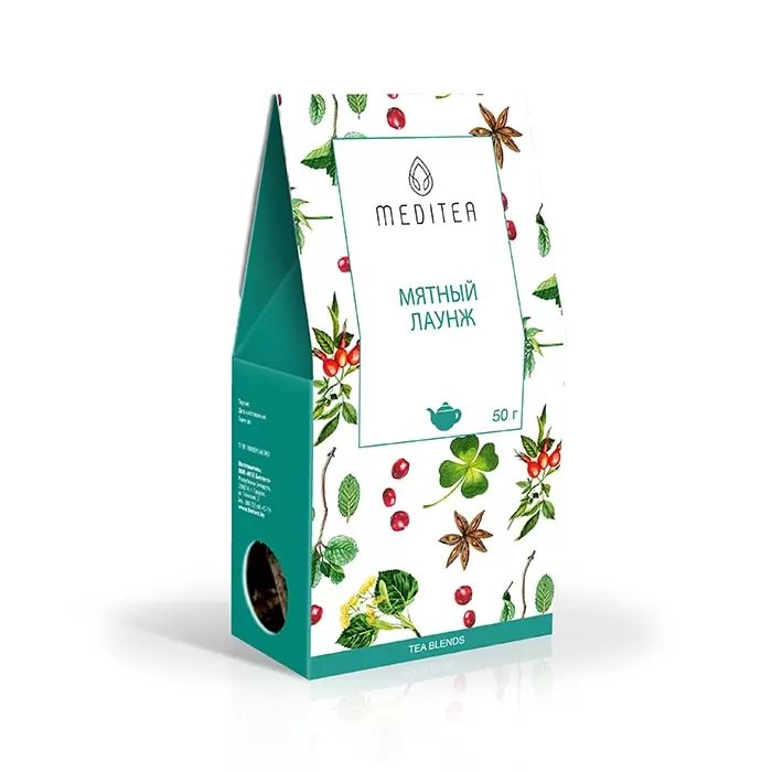 Напиток чайный пачка Фиточай Мятный лаунж 50г