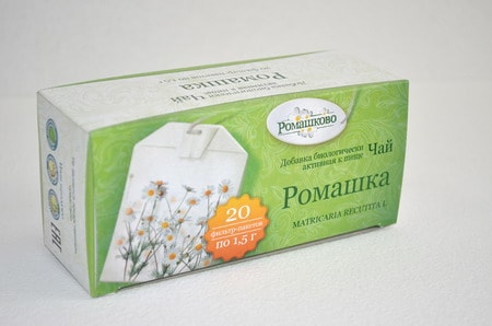 Напиток чайный Ромашка РОМАШКОВО 1,2г ф/п №20 24г